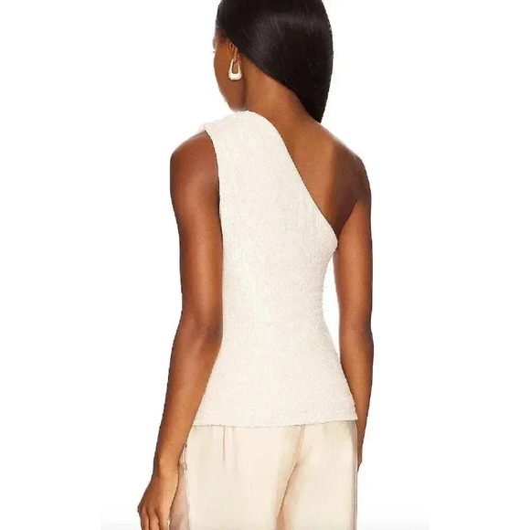 Generation Love Womens Tina Sequin Top SMALL in Shell One Shoulder Revolve Party - Picture 5 of 12